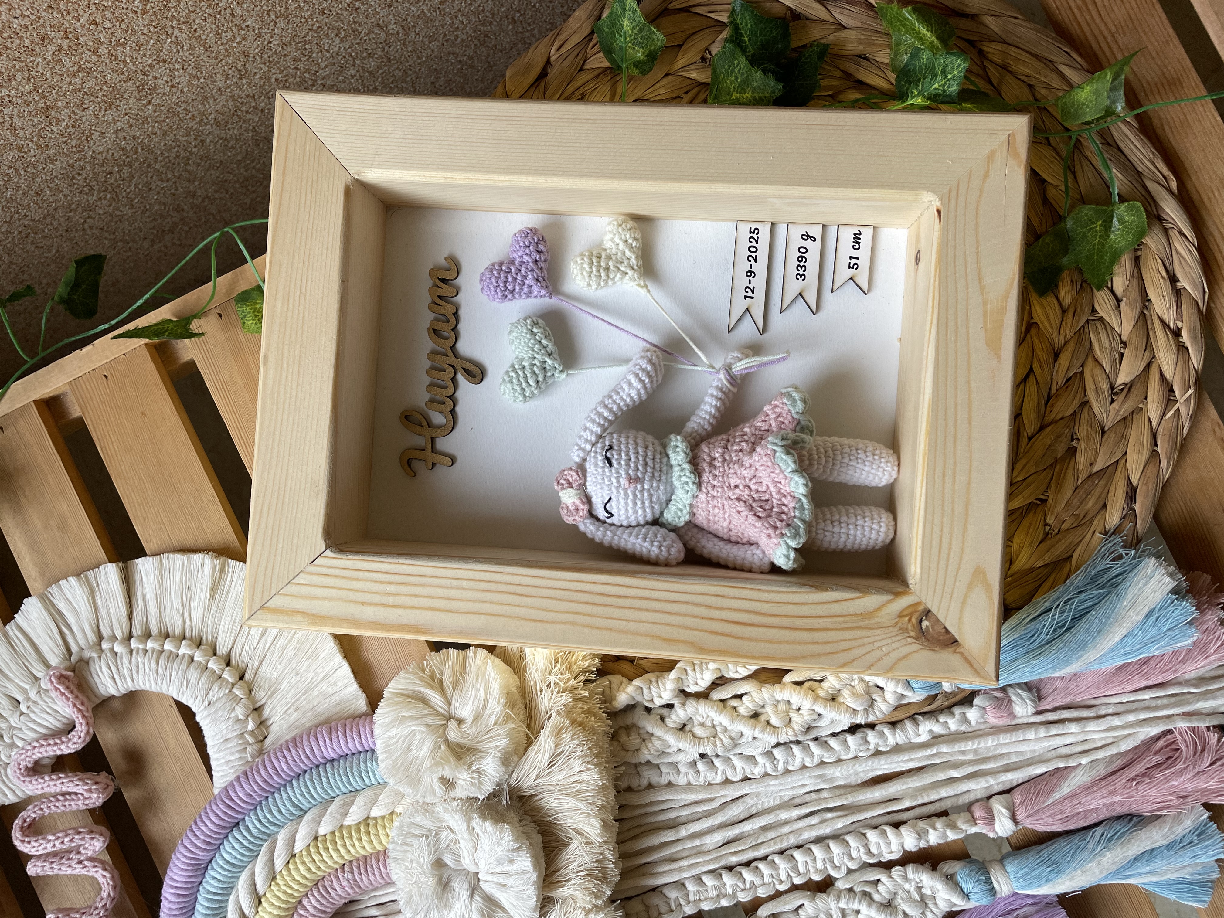 Frame with details